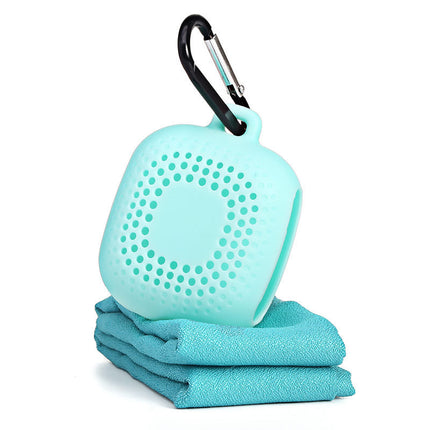 Quick-drying Towel Sweat-absorbent Gym Cold Towel Outdoor Sports Towel Mini Travel Portable Silicone Suit