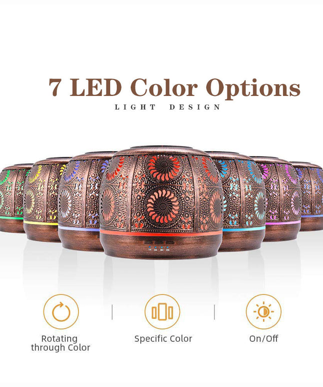 Large Capacity Aroma Diffuser – Ultrasonic Essential Oil Humidifier (41–60㎡ Coverage)