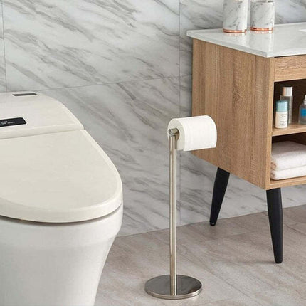 Vertical Toilet Roll Storage Rack — Stainless Steel