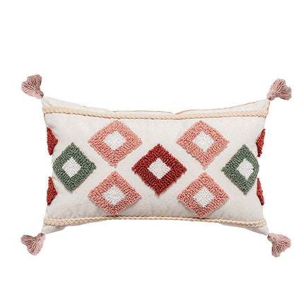 Geometric shape home decoration loop velvet pillowcase – Trendy & Practical for Daily Living