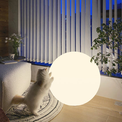 Nordic Ball Floor Lamp – Rechargeable LED Light with Remote Control (30/35/40cm)
