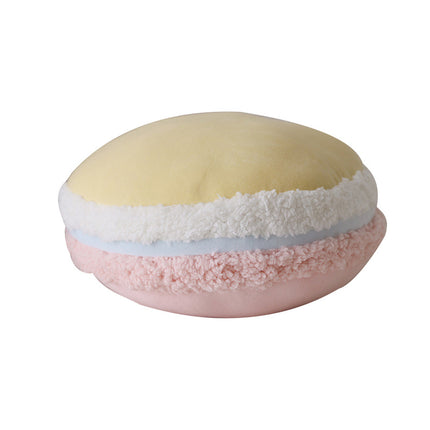 Super Soft Macaron Throw Pillows – Cute Plush Cushions in Pink, Blue & Purple