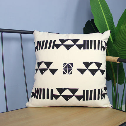 Luxury Boho Cushion Cover – Black & White or Brown