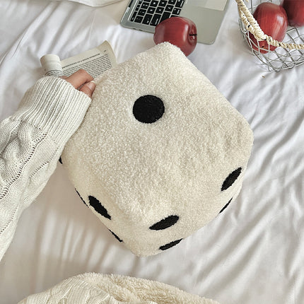 Dice Plush Cushion – Sofa Pillow in 5 Colours | Fun Home Décor