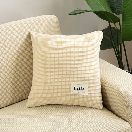 Corn Velvet Cushion Cover – Emerald Green, 45x45cm | Luxurious Plush Home Accessory