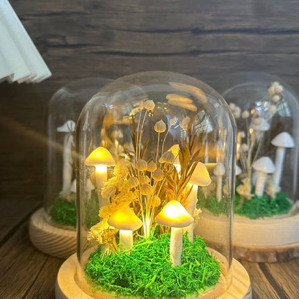 DIY Mushroom Lamp Kit | Cottagecore Mood Light Craft Set