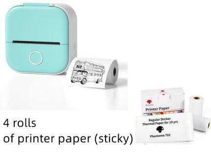Portable Mini Thermal Label Printer Bluetooth Inkless Pocket Printer