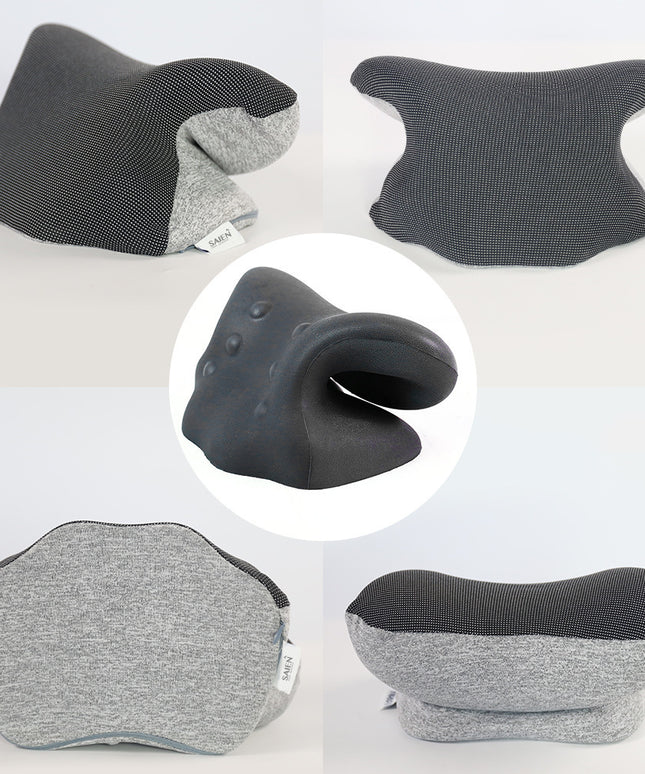 Heated Traction Pillow – Cervical Massage & Neck Support | Ikeame