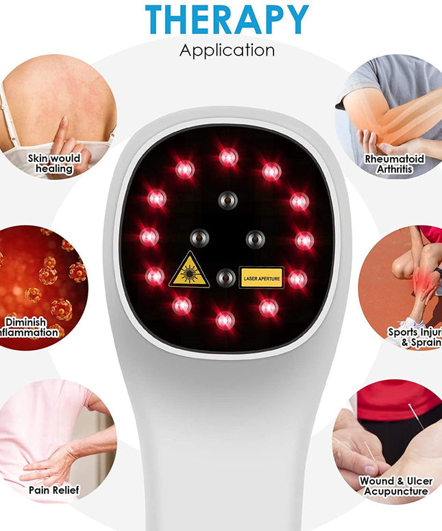 Hand-Held Red Light Therapy Device – Portable Infrared Pain Relief Tool
