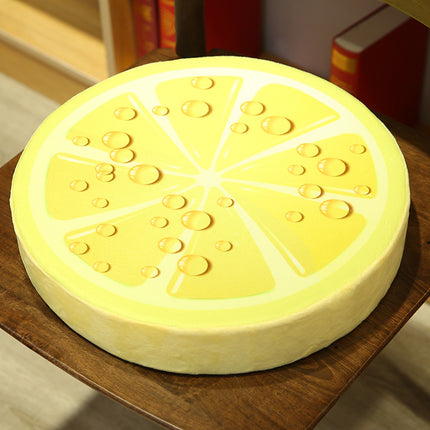 Fruit Slice Cushion Round | Colourful Foam Cushion