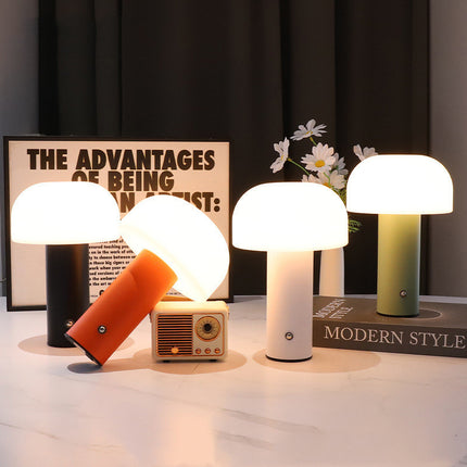 Mushroom Shaped Tricolour LED Table Lamp – USB Powered | 4 Colours