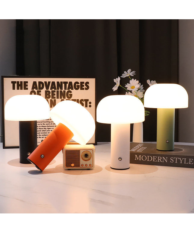 Mushroom Shaped Tricolour LED Table Lamp – USB Powered | 4 Colours
