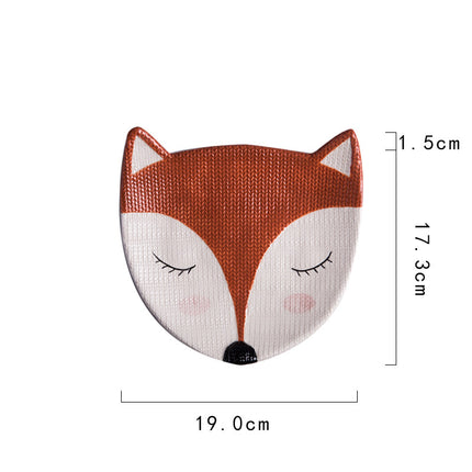 HomeCreativeCeramic Cute Pet Shaped Plate