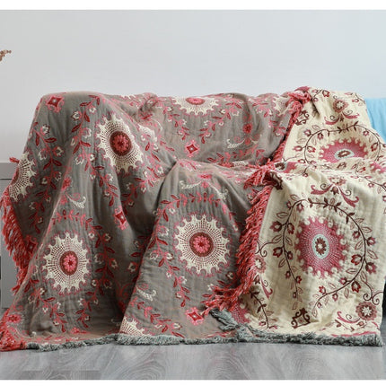 Cotton Yarn Sofa Cover Towel Multifunctional Nordic Simple