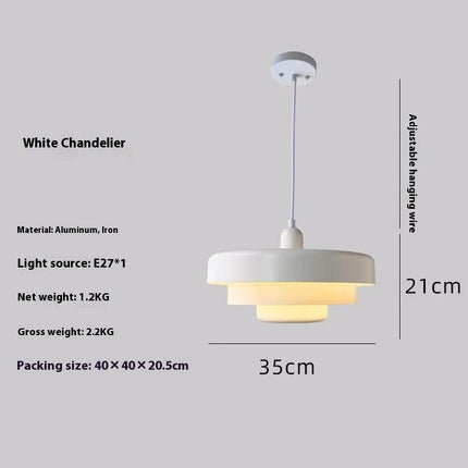 Nordic Danish Rainbow Retro Cake Chandelier – Triple Layer Gloss Finish