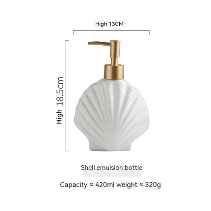 Nordic Ceramic Hand Sanitiser & Soap Dispenser 🐚✨