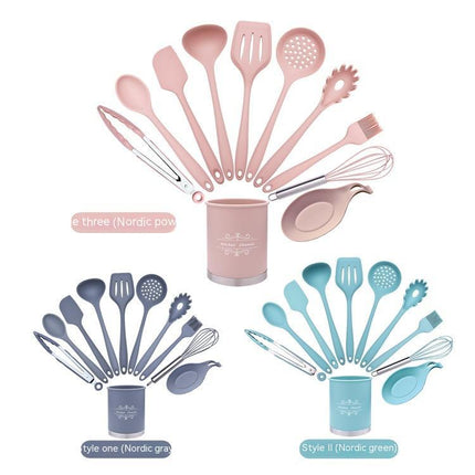 11 Piece Silicone Kitchen Utensil Set | Non Stick Cooking Tools