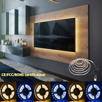 Cabinet & TV Decorative LED Light Bar – RGB Background Strip Lighting (5m) | Ikeame