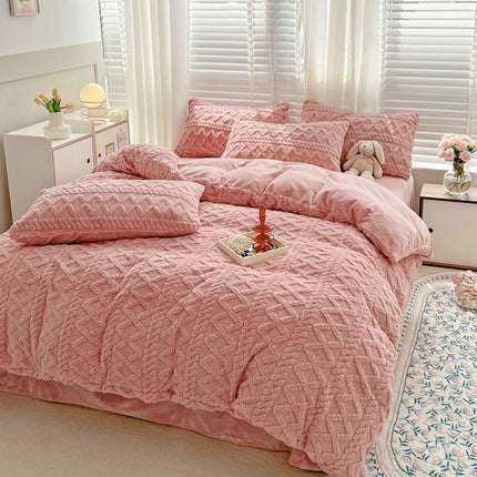 Plush Fleece Bedding Set | Warm Winter Duvet Cover