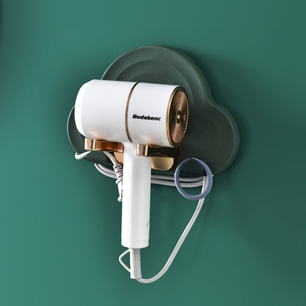 Bathroom Non-perforated Foldable Hair Dryer Hanger