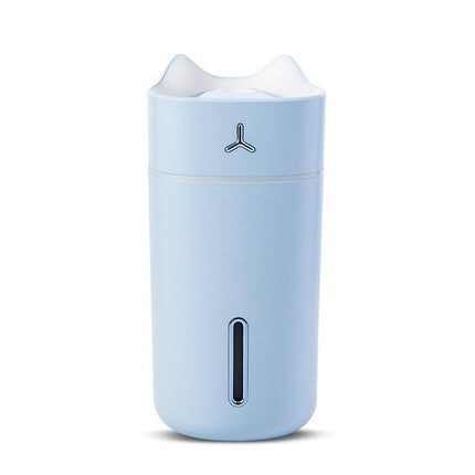 Portable Air Humidifier 💧 – 1L, USB or Battery, Pink, Blue or White