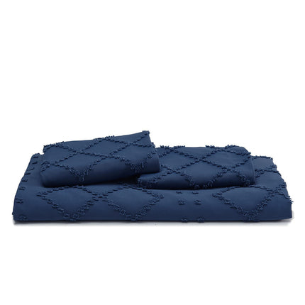 Tufted Cotton Bedding Set | Boho Duvet Cover