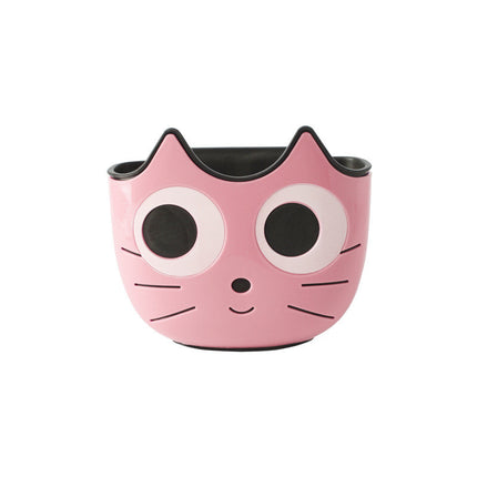 Cartoon Cat Face Sink Caddy – Pink, Blue or Green | Fun Kitchen Organiser