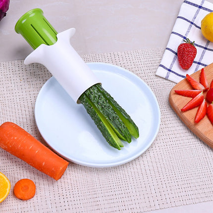 Kitchen Slicer for Fruits & Vegetables – 6 Stainless Steel Blades