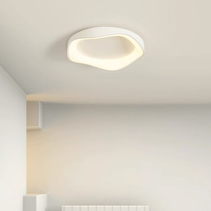 Macaron Ceiling LED Light – Modern Round Wave Design (42cm / 52cm, 3 Colours)