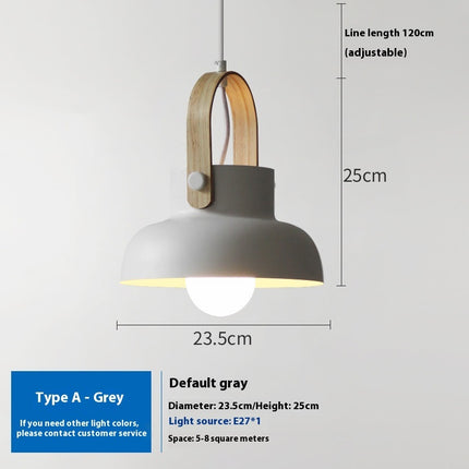 Nordic Pendant Light Shade – Modern Dome & Triangular Designs (6 Colours, 3 Shapes)
