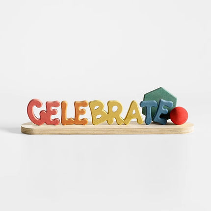 Decorative Word Sign Ornament | Home Desk & Hallway Décor