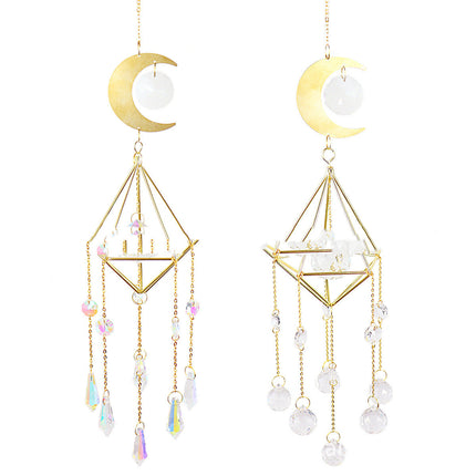 Crystal Garden Wind Chime Geometric Decorative Pendant