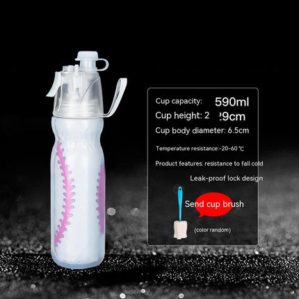 Cooling Spray Water Bottle | 590ml Misting Sports Bottle