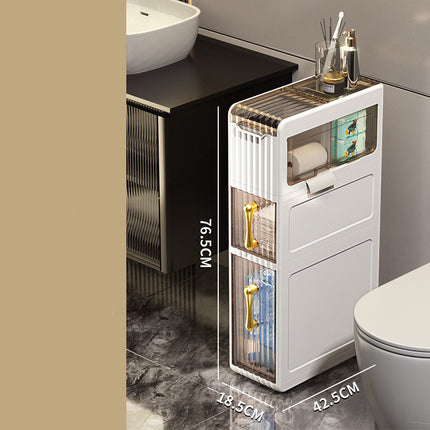 Light Luxury Bathroom Cabinet Storage Rack