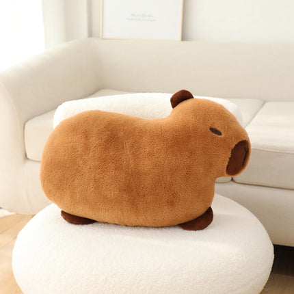 Super Soft Capybara Cushion – Plush 50x30cm Animal Throw Pillow