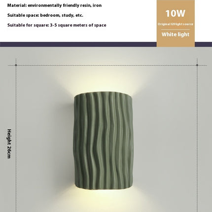 Bedroom Bedside Resin Wall Lamp Ambience Light