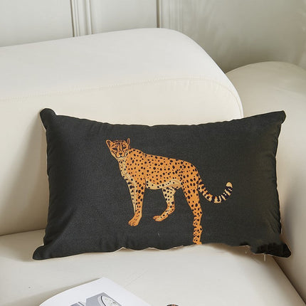 Luxury Velvet Animal Cushions | Leopard & Jaguar Accent Pillows