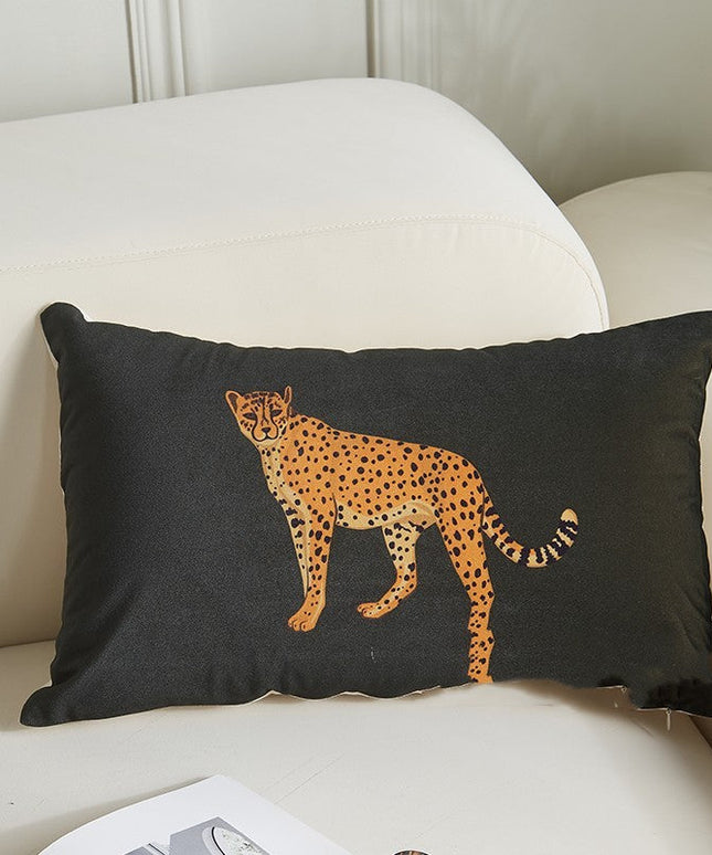 Luxury Velvet Animal Cushions | Leopard & Jaguar Accent Pillows
