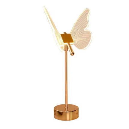 Butterfly Table Lamp – USB Rechargeable or Plug-In | 3-Colour Modern LED