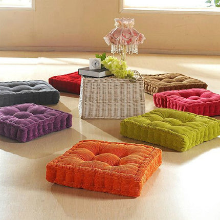 Tatami Floor Cushion | Thick Corn Fleece Square Seat Pad