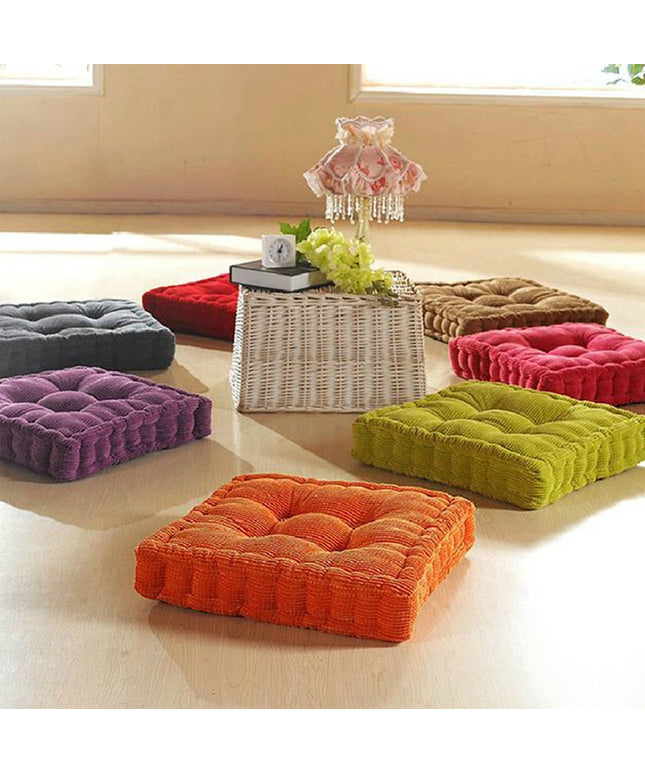 Tatami Floor Cushion | Thick Corn Fleece Square Seat Pad