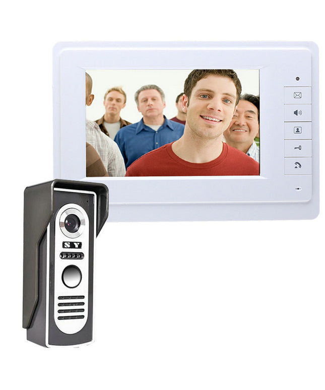ENNIO 7-Inch Video Doorbell Intercom – Night Vision & Rainproof | Ikeame