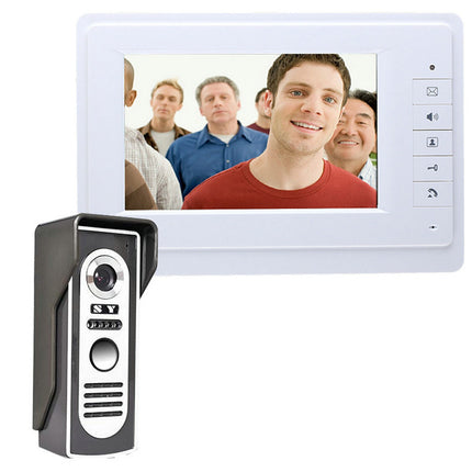 ENNIO 7-Inch Video Doorbell Intercom – Night Vision & Rainproof | Ikeame