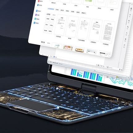 💻✨ 360° Swivel iPad Keyboard Case – Work, Create, Rotate
