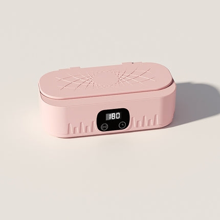Ultrasonic Jewellery & Glasses Cleaner – White & Pink