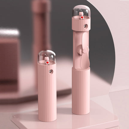 Mini Spray Cooling Fan | USB Rechargeable Handheld Mist Fan