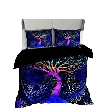 Tree of Life Bedding Set | Sun Moon Celestial Duvet Cover