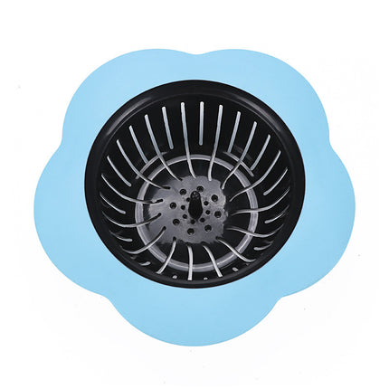 Flower-Shaped Drain Strainer – Anti-Clogging Sink & Floor Filter | Red, Orange, Green, Blue