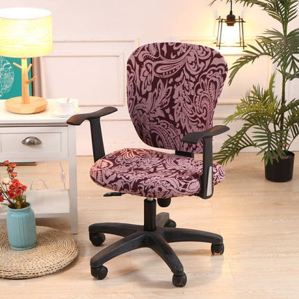 Office Chair Cover Set Stretch | Washable Seat & Back Covers