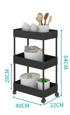 Modern Multi-Layer Plastic Storage Shelves – 3, 4, 5 Tier & Corner Options